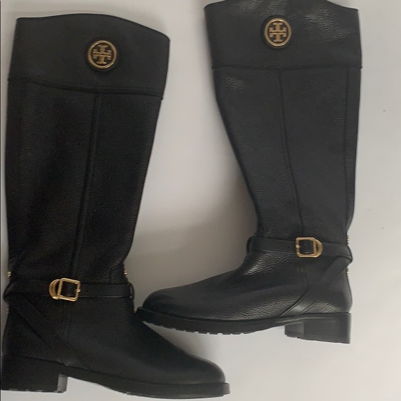 *NWOT* black TORY BURCH tall boots - Picture 2 of 4
